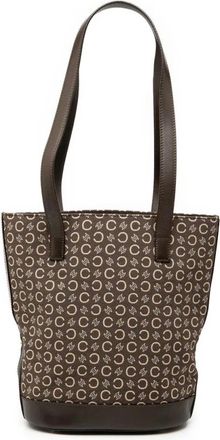 Celine Pre-owned Tote Bags, female, Brown, Size: ONE SIZE Pre-owned Printed Tote Bag