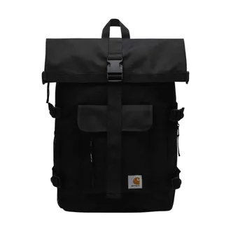 Carhartt Work in Progress Carhartt Wip, Backpacks, male, Black, Size: ONE SIZE Philis Backpack