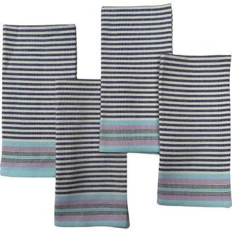 Siafu Home Handwoven Bahari Napkins - Set of 4 in Blue at Nordstrom