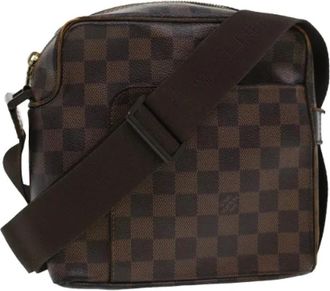 Louis Vuitton Pre-owned Vintage Cross Body Bag - Dames - Vintage Schoudertas - Bruin - ONE Size - Leer - Vintage