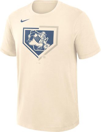 Nike Milwaukee Brewers Icon City Connect Logo Nike Mens Dri-FIT MLB T-Shirt in Brown | 034915AMZB-0ZQ