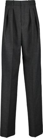 Saint Laurent Wollen broek - Zwart