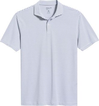 Johnnie-O Cruz Stripe PREP-FORMANCE Polo in Navy at Nordstrom, Size Xx-Large