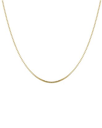Italian Gold, Inc 18K Italian Gold Venetian Box Chain Necklace