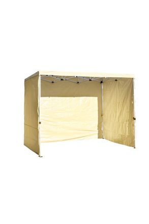 Regalos Miguel Packs Laterales Carpas Plegables - Pack 3 Laterales Lisos Para Carpas 3x2 Master - Crema