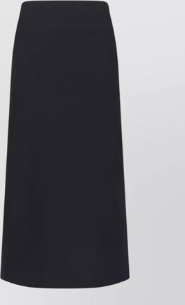 Jil Sander high waist skirt back slit midi