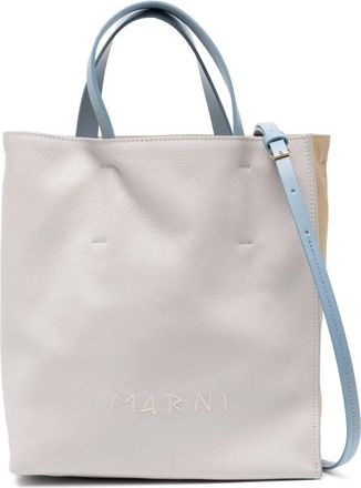 Marni Shopper met logo - Grijs