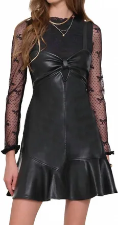 Heartloom Lennon Mini Dress In Black
