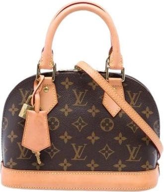 Louis Vuitton Pre-owned Alma BB - Dames - Vintage Mini Tas - Bruin - ONE Size - Leer - Vintage