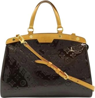 Louis Vuitton Pre-owned Handbags, female, Purple, Size: ONE SIZE Pre-owned Canvas Handbag