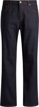 Etro Straight jeans met vijf zakken - Heren - Regular Fit Jeans - Blauw - W34 - Katoen - Jeans