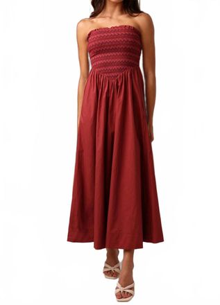 Shore Leave Bella Maxi Dress In Brandy