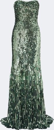Jenny Packham Kimi sequined strapless gown
