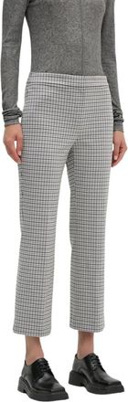 Theory Houndstooth Rechte Broek - Dames - Vrijetijds broeken - Veelkleurig - S - Polyester - Broeken