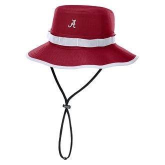 Nike Alabama Sideline Apex Gameday Boonie Nike Mens Dri-FIT College Bucket Hat in Red | NC1B99MIABN-CVH