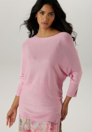 Aniston Strickpullover mit U-Boot-Ausschnitt