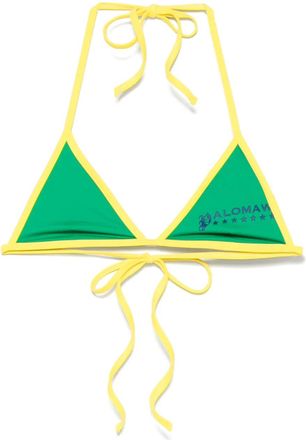 Paloma Wool triangle-cup bikini top - Green