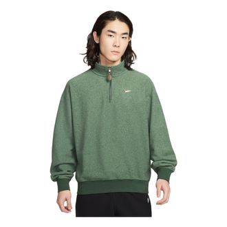 Nike Solo Swoosh Fleece 1/4-Zip Top Fir IQ3975-323