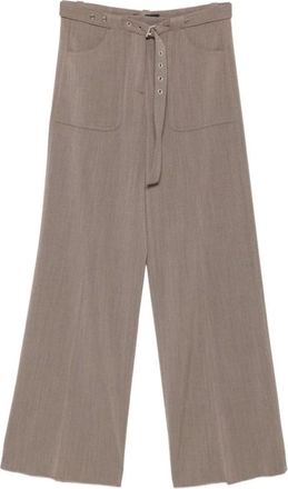 Seafarer Pantalones anchos - Trousers - Mujer - Beige - S