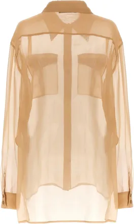Alberta Ferretti Silk Chiffon Shirt