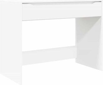 vidaXL Escritorio con cajón 100 x 50 x 78 cm Madera contrachapada vidaXL