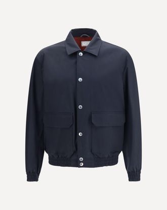 Brunello Cucinelli Silk and wool Jacket Male 50