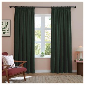 OEM Chenille Fodrade Gardiner Med Pennveck 137 Cm X 168 Cm Frasco