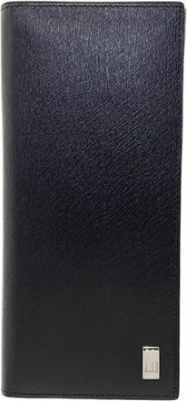 Dunhill Dark Brown Leather Long Bill Wallet (Bi-Fold) (Pre-Owned)