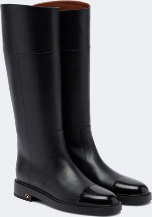 Valentino Garavani New Boot leather knee-high boots