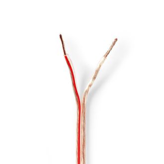 Nedis Cable Alto 2x 150 Mm Koppar 150 Metros Redondo Pvc Transparente Carrete