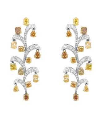 HYT Jewelry Orecchini in oro bianco 18 carati con diamanti - Argento
