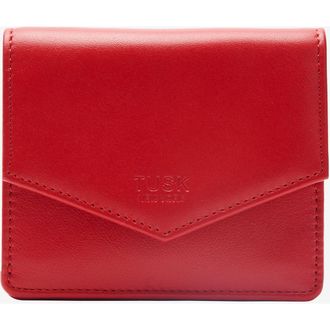 Tusk Joy French Wallet in Red at Nordstrom