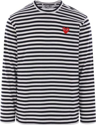 Comme Des Gar&ccedil;ons u T-shirt Red Emblem Knit