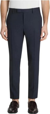 Pantaloni Torino Broeken, Heren, Blauw, XL, Chino broek met plooien