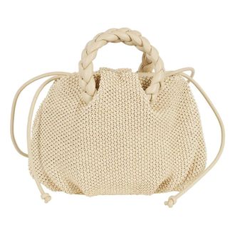 Hereu Handbags, female, Beige, Size: ONE SIZE Bombon M Raffia
