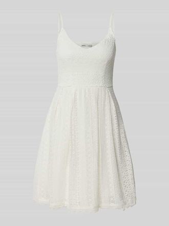 Only A-Linie Spitzenkleid aus reiner Baumwolle Modell HELENA in Offwhite, Gr&ouml;&szlig;e 40