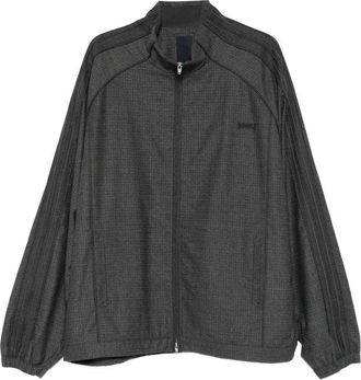 Juun.J Wool Track Zip-up Top