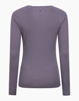 Mountain Warehouse Womens Mountain Warehouse Womens/Ladies Merino II Thermal Top - Purple - Size: 10