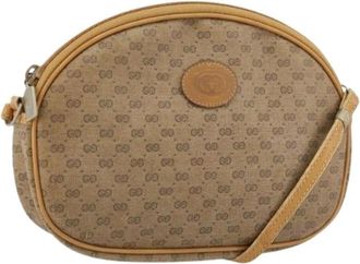 Gucci Pre-owned Vintage Cross Body Tas - Dames - Vintage Schoudertas - Beige - ONE Size - Vintage