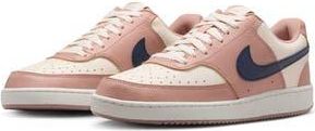 Nike Court Vision Low Sneaker in Pink/Midnight Navy/Ivory at Nordstrom Rack, Size 11.5