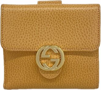 Gucci Beige Leather Wallet (Bi-Fold) (Pre-Owned)