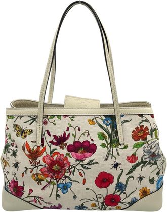 Gucci Multi-Color Leather Handbag Tote Bag (Pre-Owned)