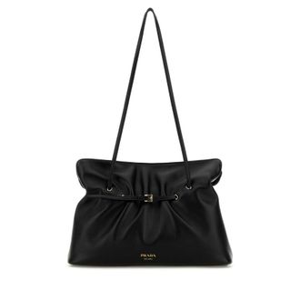 Prada Black Nappa Leather Shoulder Bag