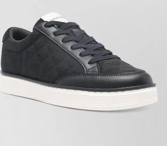 Emporio Armani low top sneakers round toe rubber sole