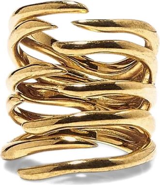 Panconesi coiled-design ring - Goud