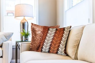 Emma Barclay Willow - Cushion Cover in Orange - Emma Barclay | TJ Hughes