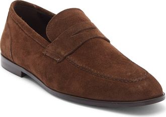 To Boot New York Brazil Penny Loafer in Suede Moka at Nordstrom Rack, Size 11.5