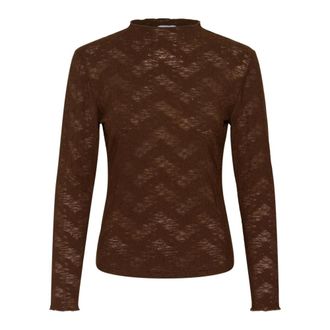 Saint Tropez Blouses & Hemden - Dames - Blouses & Shirts - Bruin - Maat: M