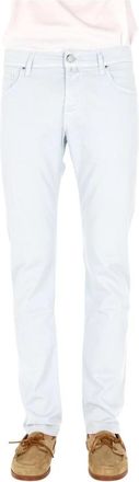 Jacob Cohen Nick Slim-fit Jeans - Heren - Slim Fit Jeans - Blauw - W37 - Katoen - Jeans