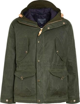 Manifattura Ceccarelli Donkergroene Fisherman Parka - Heren - Zomerjassen - Groen - 2XL - Katoen - Jassen